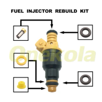 Fuel Injector Service Repair Kit Filters Orings Seals Grommets for 0280150702 Alfa Romeo LANCIA 147 155 156 164 2.0T 2.5 3.0 V6