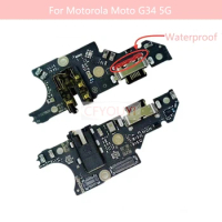 New USB Charger Charging Port Board Flex For Motorola Moto G34 5G