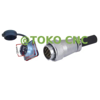4 Pin spindle aviation plug socket Docking Cable Socket DC Air plug