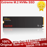 Original Sandisk Extreme SSDX3N Internal Solid State 500GB 1TB 2TB Disk Hard Drive High Speed M.2 NVMe SSD for Desktop Laptop PC