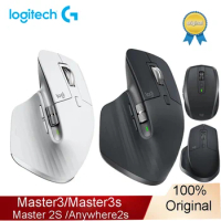original Logitech MX Master 3S Mouse Anywhere 2S Wireless Bluetooth Office Mouse with Wireless 2.4G Receiver upgrade