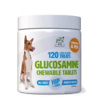 Glucosamine Chondroitin MSM for Dogs, Hip and Joint Support 120Tabs