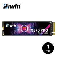 【BIWIN佰維】Biwin 佰維 X570 PRO 1TB M.2 PCIe Gen5 SSD固態硬碟(最高讀取每秒讀取14000MB)
