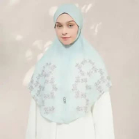 DOA Indonesia - Baiti Renjana Khimar - Ash Blue Simplicity