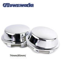 1pc 74mm 65mm Wheel Hub Center Cap Car Accessories For Rim Cover Dome Styling Refits Dust Hubcap Chrome