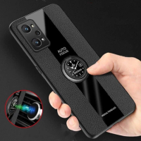 For Realme GT Neo 2 2T GT Master Edition Case Cover For Oppo Find X3 Pro X2 Lite Reno 6 5K Magnetic Ring Bracket Soft TPU Bumper