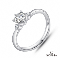 SOPHIA 蘇菲亞珠寶 - 相伴30分 F/VS2 18K金 鑽石戒指