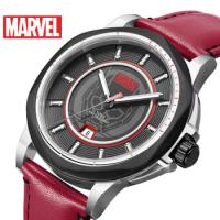 Disney Official Marvel The Avengers Ant Man Quartz Fashion Casual New Wristwatches Stainless Steel Case Super Hero Coated Glass