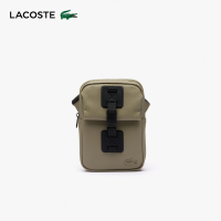 【LACOSTE】母親節首選包款-前釦環方形側背包(海藻綠)