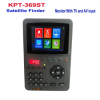KPT-369ST DVB-S2 DVB-T2 DVB-C satellite Finder meter Set top box signal finder DVB-S2+T2+C Combo Receive for spectrum analysis