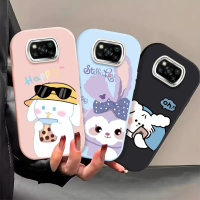 softcase soft case casing hp Xiaomi Poco X3,Kelinci kartun,Paket lengkap,kepribadian,Mode,kreativita