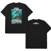 T-Shirt Band Over Distortion 10 tahun dibarisan