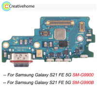 Charging Port Board for Samsung Galaxy S21 FE 5G SM-G9900 / For Samsung Galaxy S21 FE 5G SM-G990B (EU)