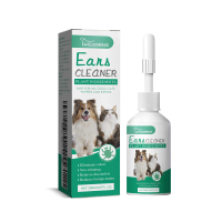 Ear cleaning solution for pets Produced to clean and care for ear health. Can be used with dogs and 