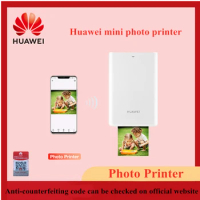Original Huawei Mini Photo Printer DIY AR Portable pocket photo printer For Smart Phone 300dpi HD Picture CV80