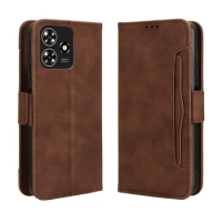 For ZTE Blade A73 4G Cover Leather Wallet Type Multi-card Slot Leather Book Design Case For ZTE Blade A73 4G Phone Case