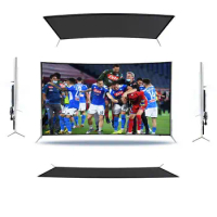 50 55 65 75 Inch Curved Smart lcd TV, 4K Big Screen Ultra HD LED wifi TV, Smart Television TV