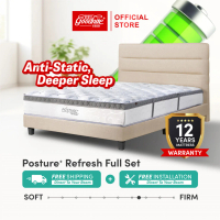 [AntiStatic PocketSpring 11\ + FC103 Katil Set] Goodnite Posture Refresh 11inch Pocket Spring Mattre