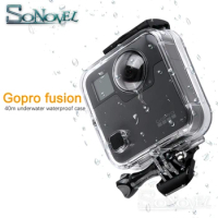 45M Waterproof Housing Case For Gopro Fusion 360 Camera Underwater Box Back Door For Go Pro Fusion Action Camera Accessories