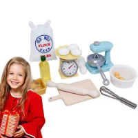 Kids Kitchen Appliances Kitchen Appliances Toys 16pcs Kids Kitchen Playset With Flour Oil Whisk Pretend Play Food Baking Cooking