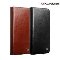 QIALINO Apple 蘋果 iPhone 16 Pro / 16 Pro Max 真皮經典皮套 牛皮 可站立 可插卡 保護套 手機套 側翻皮套 翻蓋皮套