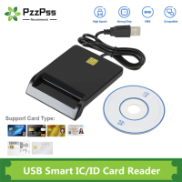 Pzzpss Usb Smart Card Reader For Bank Card Ic/Id Emv Card SSS