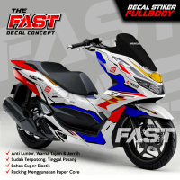 STICKER DECAL PCX 160 FULL BODY MOTIF GUNDAM TERBARU WARNA TAJAM TERMURAH BAHAN ELASTIS BISA COD
