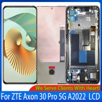 6.67'' Original For ZTE Axon 30 Pro 5G LCD Display Touch Screen For Axon 30 Pro 5G A2022 LCD Digitizer Assembly Repair