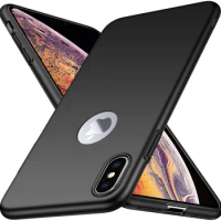 For Apple iPhone 12 Pro MAX Material Slim PC Phone Cover For iPhone 11 Pro XS MAX Matte Plastic Black Case For iPhone 13 Pro Max