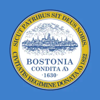 90*150cm USA Massachusetts Boston city Flag
