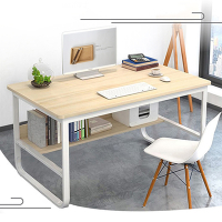 VENCEDOR 加粗DIY組裝U型桌(桌下書架/加厚板材/電腦桌/辦公桌/書桌/桌子/工作桌)
