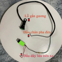 Bộ Auto Passing Gắn Gương Nháy Pha Lắp Cho Các Dòng Xe Không Có Công Tắc Passing Gắn Zin Xe - Phụ Ki
