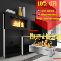 Inno-living fire 36 inch bio ethanol remote burner insert indoor gel fireplaces