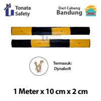 Rubber Speed Bump Kecil / Polisi Tidur Karet 1 Meter - Dengan Dynabolt - Tanpa Dynabolt terbaru!!!!!
