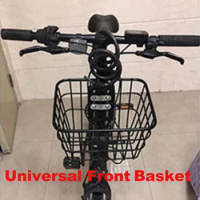 For Xiaomi M365/Pro Scooter Stainless Head Handle Basket for Ninebot Front Tool Storage Carrying Basket Frame for Qicycle Bike