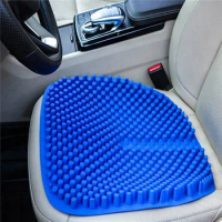 Silica Gel Car Seat Cushion Non Slip Chair Pad for Office Truck Home Breathable Silicone Massage Seat Cover 16.5 Inch