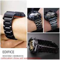 For Casio G-SHOCK GA110/100 GM2100 GA2100 watch strap DW-5600 GW-B5600 5610 Men metal Stainless steel Butterfly clasp watchband