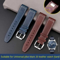 20MM 21MM Italian Calfskin Strap For IWC Pilot's Watches Series IW388103 IW378005/003/001 Quick Remove Hand Watch Strap