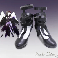 Akemi Homura Cosplay Shoes Anime Puella Magi Madoka Magica Cos Black Boots Akemi Homura Cosplay Costume Prop Shoes for Halloween