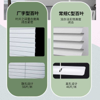 百葉簾高遮光鋁合金電動免打孔百葉窗衛生間浴室防水卷簾百葉窗簾