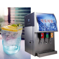 Stainless Steel Commercial Three-valve Cola Making Machine Automatic Electric Iced Cola Water Dispenser Carbonated Beverage Mach