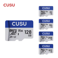 CUSU Flash 128GB Card microsd Card SDXC U3 512GB 256GB 64GB V30 TF Card Memory for Camera DJI