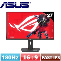 ASUS華碩 27型 ROG Strix XG27ACS USB-C 電競顯示器 黑色