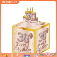 Beauty Life Creative 16th/18th Birthday Pull-Out Money Gift Box Surprise Party with Card Money Roll 