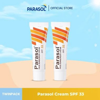 Parasol Cream Sunscreen wajah SPF 33 20 gr - TwinPack (2 pcs) [Sunblock Parasol Water Resistant Tabi