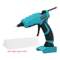 Electric Repair Cordless Hot Melt Glue Gun With 30 Sticks For Makita 18V BL1850 BL1845 BL1860 Li-ion Battery DIY Power Tool