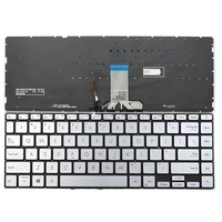 KBHUB US Backlit Laptop Keyboard For Asus ZenBook 14 UX434IQ Silver
