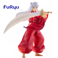 FuRyu Original Trio-Try-iT Inuyasha Sengoku Otogizoushi: Inuyasha Anime Model Kit Action Figure Collectible Toys for Boys 15Cm