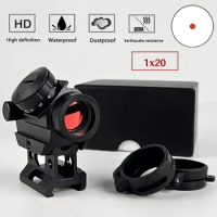 Red Dot Airsoft Adjustable Hunting Reflex Red Dot Sight Mini Rifle Scope Tactical Compact Reflex Riflescope Tactical Accessory