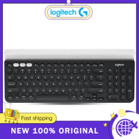 Logitech K780 Multi-Device Wireless Keyboard FLOW Cross-Computer Control Bluetooth Dual-Mode Keyboard for Computer Phone Tablet